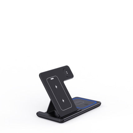 New folding 3-in-1 wireless charger portable folding fast charge