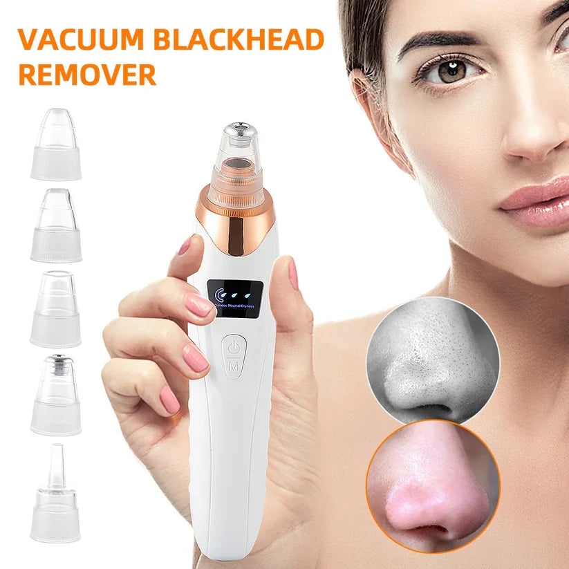 Vacuum Blackhead Remover - Pore Cleaner Acne White Heads Removal